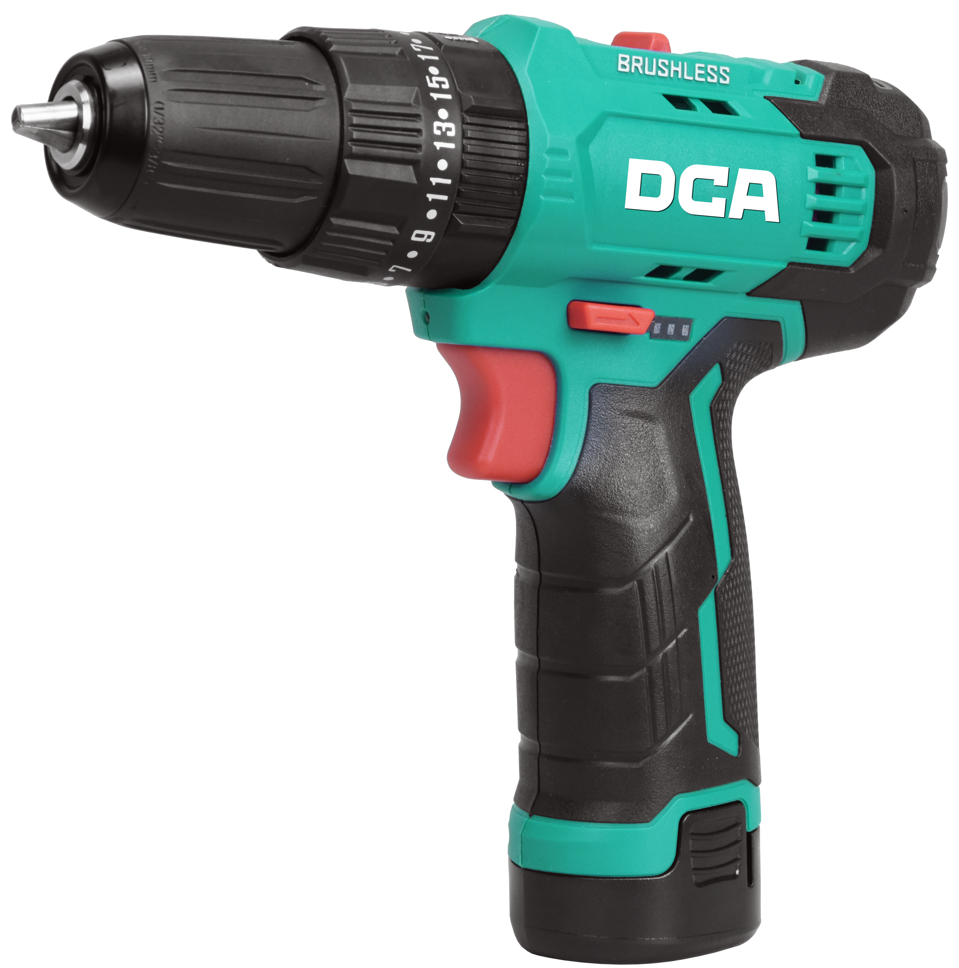 دریل شارژی 12 ولت چکشی ( BRUSHLESS ) دی سی ای مدل ADJZ23-10IEK
